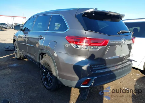 2018 Toyota Highlander Limited z USA, uszkodzony, nr VIN 5TDDZRFH9JS807141